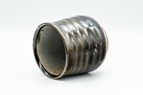 Japanese Teacup - Brown Spiraling Yunomi - 190ml - Tezumi