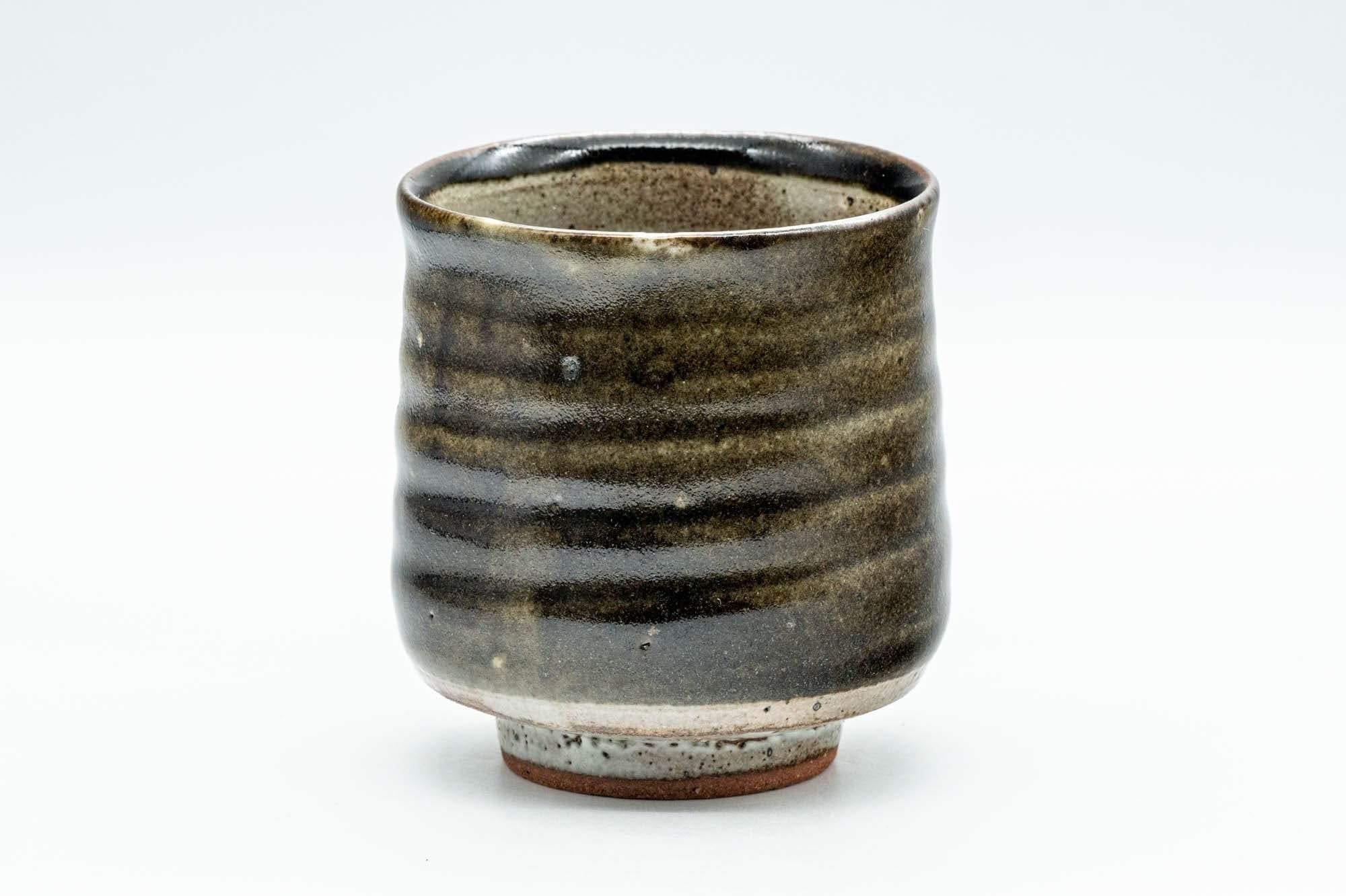 Japanese Teacup - Brown Spiraling Yunomi - 190ml - Tezumi