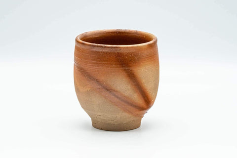 Tezumi — Japanese Teacup - 緋襷 Hidasuki Bizen-yaki Yunomi - 220ml — front view