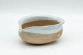 Tezumi — Japanese Katakuchi - Beige White Hagi-yaki Water Cooler - 100ml — three-quarter view