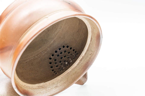 Japanese Houhin - 柴岡陶泉堂 Shibaoka Tosendou Hidasuki Bizen-yaki Do-ake Teapot - 120ml - Tezumi