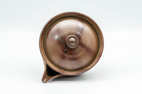 Japanese Houhin - 柴岡陶泉堂 Shibaoka Tosendou Hidasuki Bizen-yaki Do-ake Teapot - 120ml - Tezumi