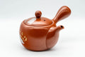 Japanese Kyusu - Engraved Turtle Tokoname-yaki Teapot - 350ml - Tezumi