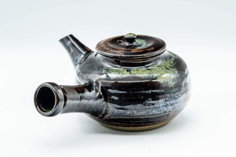 Japanese Kyusu - Hare's Fur Glazed Do-ake Teapot - 400ml - Tezumi