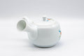 Japanese Kyusu - White Floral Arita-yaki Debeso Teapot - 200ml - Tezumi