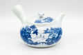 Japanese Kyusu - 有田焼 Porcelain Arita-yaki Debeso Teapot - 240ml - Tezumi