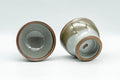 Japanese Tea Set - Green Grey Do-ake Kyusu Teapot and 4 Yunomi Teacups - Tezumi