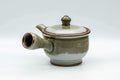 Japanese Tea Set - Green Grey Do-ake Kyusu Teapot and 4 Yunomi Teacups - Tezumi