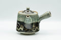 Japanese Tea Set - Double-walled Obori Soma-yaki Kyusu Teapot and 2 Yunomi Teacups - Tezumi