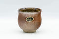 Japanese Teacup - Ceramic Fish Pet Brown Glazed Yunomi - 140ml - Tezumi
