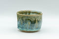 Tezumi — Japanese Teacup - Turquoise Wabi-Sabi Yunomi - 90ml — front view