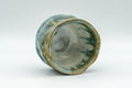 Tezumi — Japanese Teacup - Turquoise Wabi-Sabi Yunomi - 90ml — three-quarter view