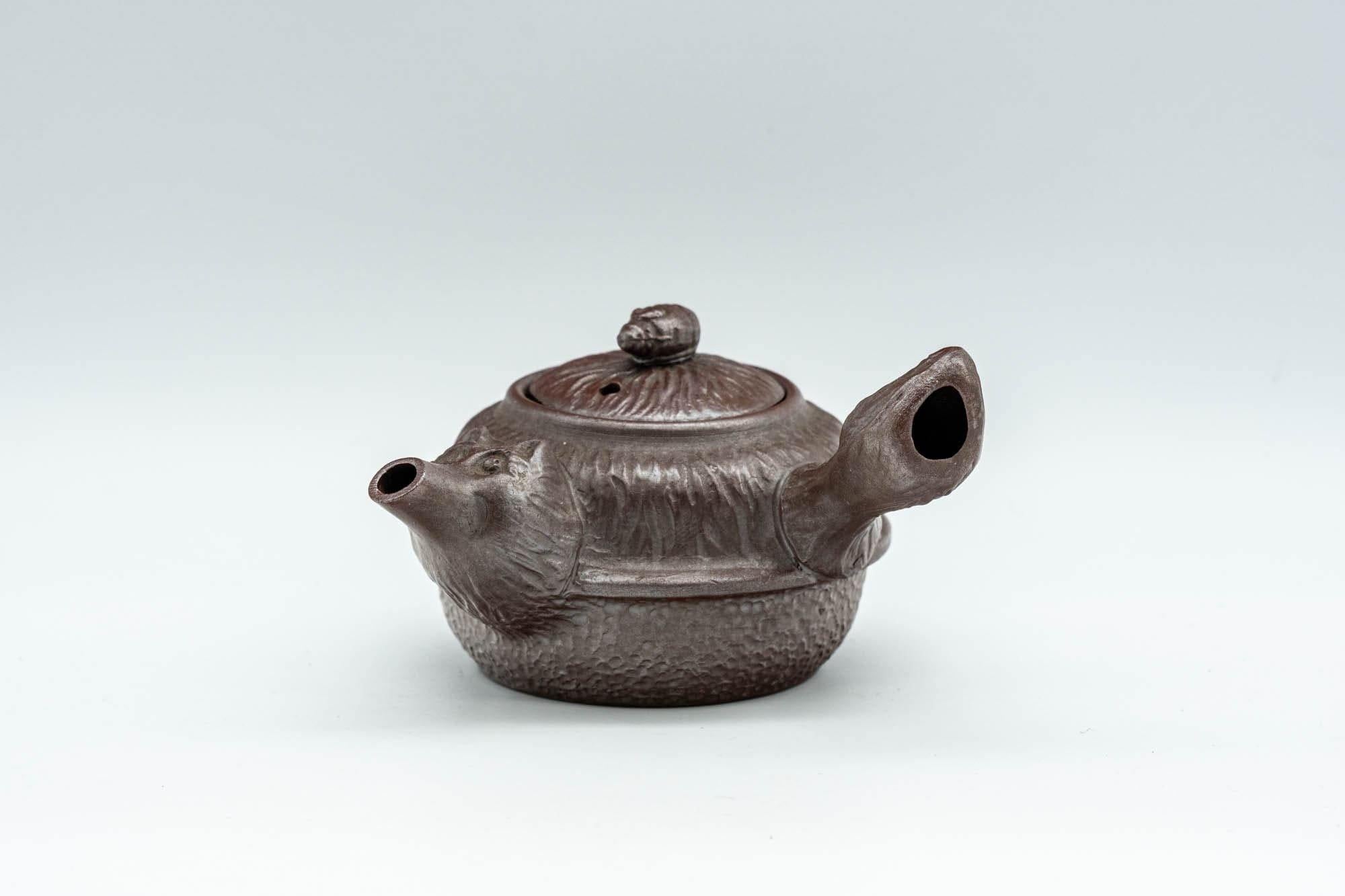 Japanese Kyusu - Small Banko-yaki Tanuki Teapot - 50ml - Tezumi