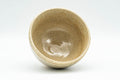 Tezumi — Japanese Teacup - Beige Kyo-yaki Vintage Yunomi - 120ml — three-quarter view