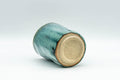 Japanese Teacup - Turquoise Indented Wabi-Sabi Yunomi - 160ml - Tezumi