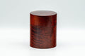 Japanese Chazutsu - Dark Red Wooden Tea Canister - 160ml - Tezumi