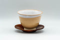 Japanese Chataku - Set of 5 Oval Wooden Tea Saucers - Tezumi