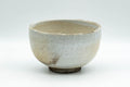 Japanese Matcha Bowl - White Textured Shino Drip-Glazed Wan-nari Chawan - 400ml - Tezumi