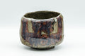 Tezumi — Japanese Matcha Bowl - Drip-Glazed Geometric Wabi-Sabi Chawan - 400ml — front view