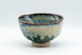 Tezumi — Japanese Matcha Bowl - Tenmoku Nagashi Glazed Hand-Built Chawan - 400ml — front view