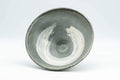 Japanese Matcha Bowl - Grey Hakeme Natsu Summer Chawan - 200ml - Tezumi