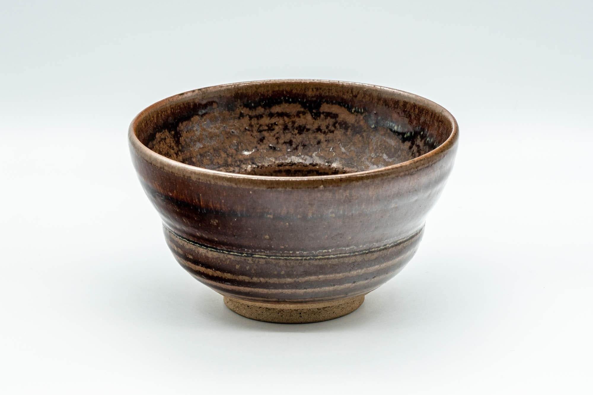 Japanese Matcha Bowl - Umber Iron Glazed Ido-gata Chawan - 300ml - Tezumi