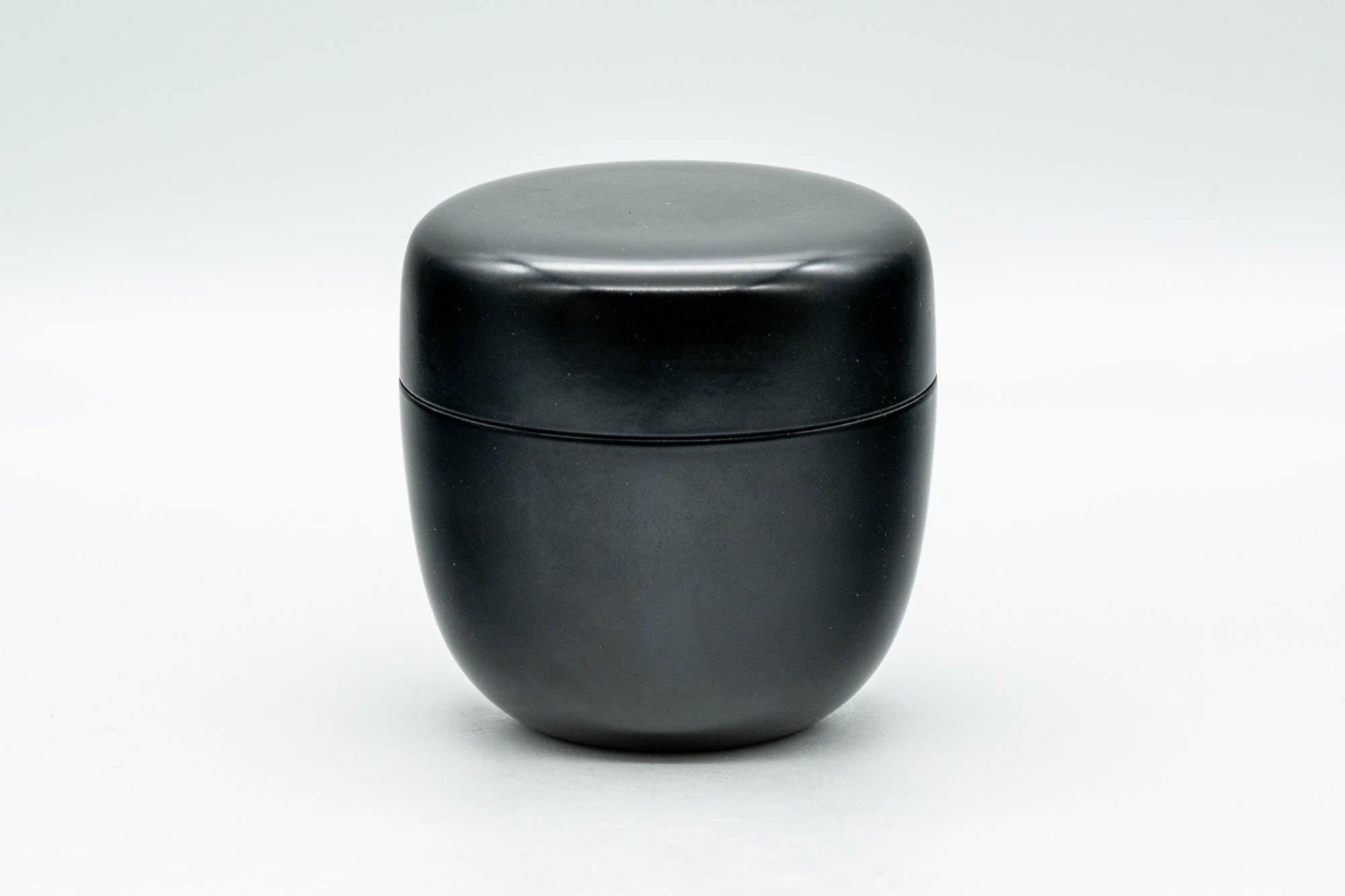 Japanese Natsume - Black Urushi Lacquer Tea Caddy - 100ml - Tezumi