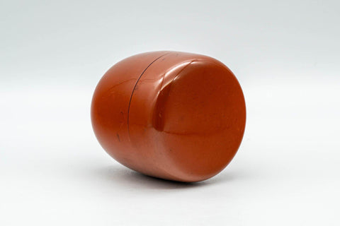Japanese Natsume - Orange Lacquer Matcha Tea Caddy - 100ml - Tezumi