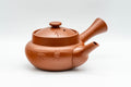 Japanese Kyusu - Kanji Engraved Tokoname-yaki Debeso Teapot - 230ml - Tezumi