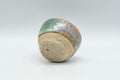 Tezumi — Japanese Teacup - Green and White Glazed Guinomi - 25ml — top-down view of the interior