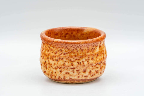 Japanese Teacup - Orange Shino Glazed Guinomi - 40ml - Tezumi
