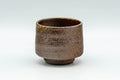 Tezumi — Japanese Teacup - Ash Glazed Shigaraki-yaki Guinomi - 50ml — front view from another angle