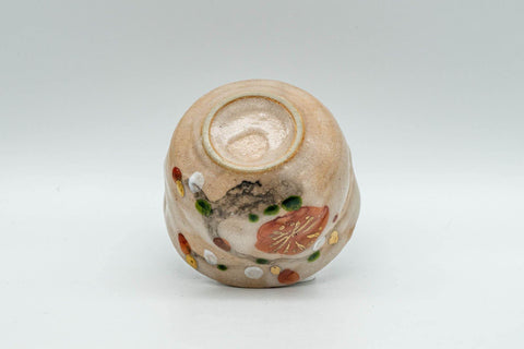 Japanese Teacup - Floral Pink Wabi-Sabi Guinomi - 30ml - Tezumi