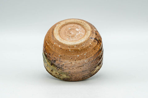 Japanese Teacup - Ash Green Glazed Shigaraki-yaki Guinomi - 50ml - Tezumi