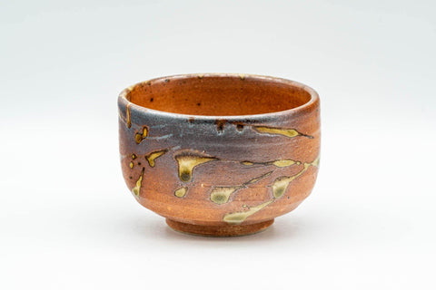 Tezumi — Japanese Teacup - Ash Green Glazed Shigaraki-yaki Yunomi - 150ml — front view