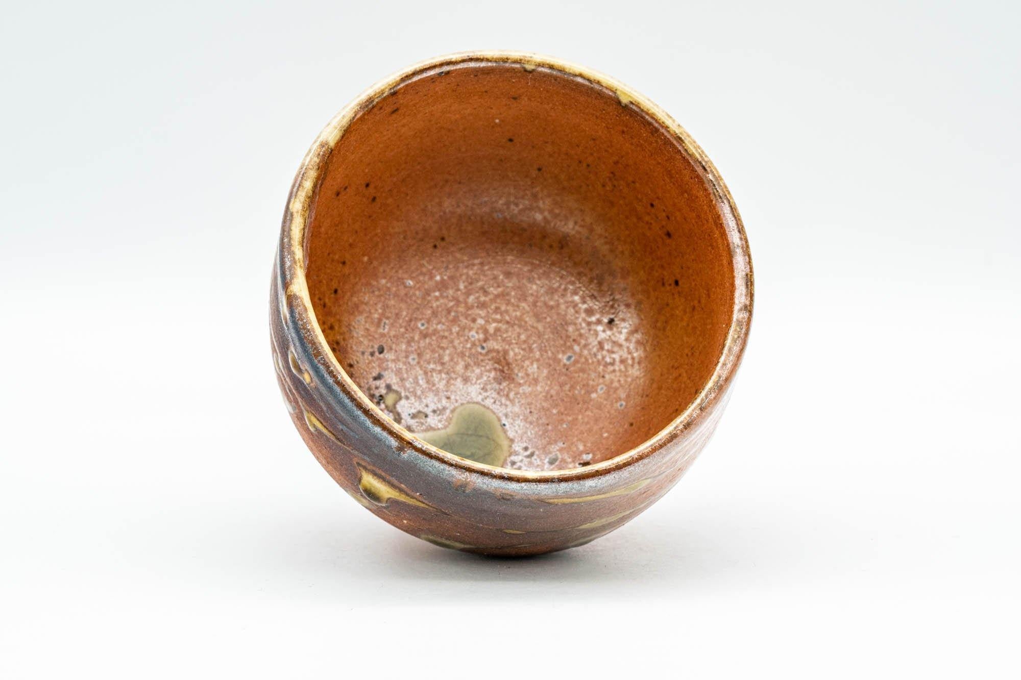 Japanese Teacup - Ash Green Glazed Shigaraki-yaki Yunomi - 150ml - Tezumi