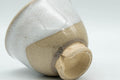 Tezumi — Japanese Teacups - Pair of Hagi-yaki Guinomi - 55ml — tipped to show the interior