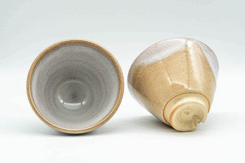 Japanese Teacups - Pair of Asagao-gata Senchawan Yunomi - 90ml - Tezumi