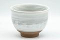 Japanese Teacups - Pair of Grey and White Glazed Spiral Yunomi - 180ml - Tezumi
