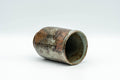 Tezumi — Japanese Teacup - Brown and Grey Patterned Yunomi - 190ml — three-quarter view