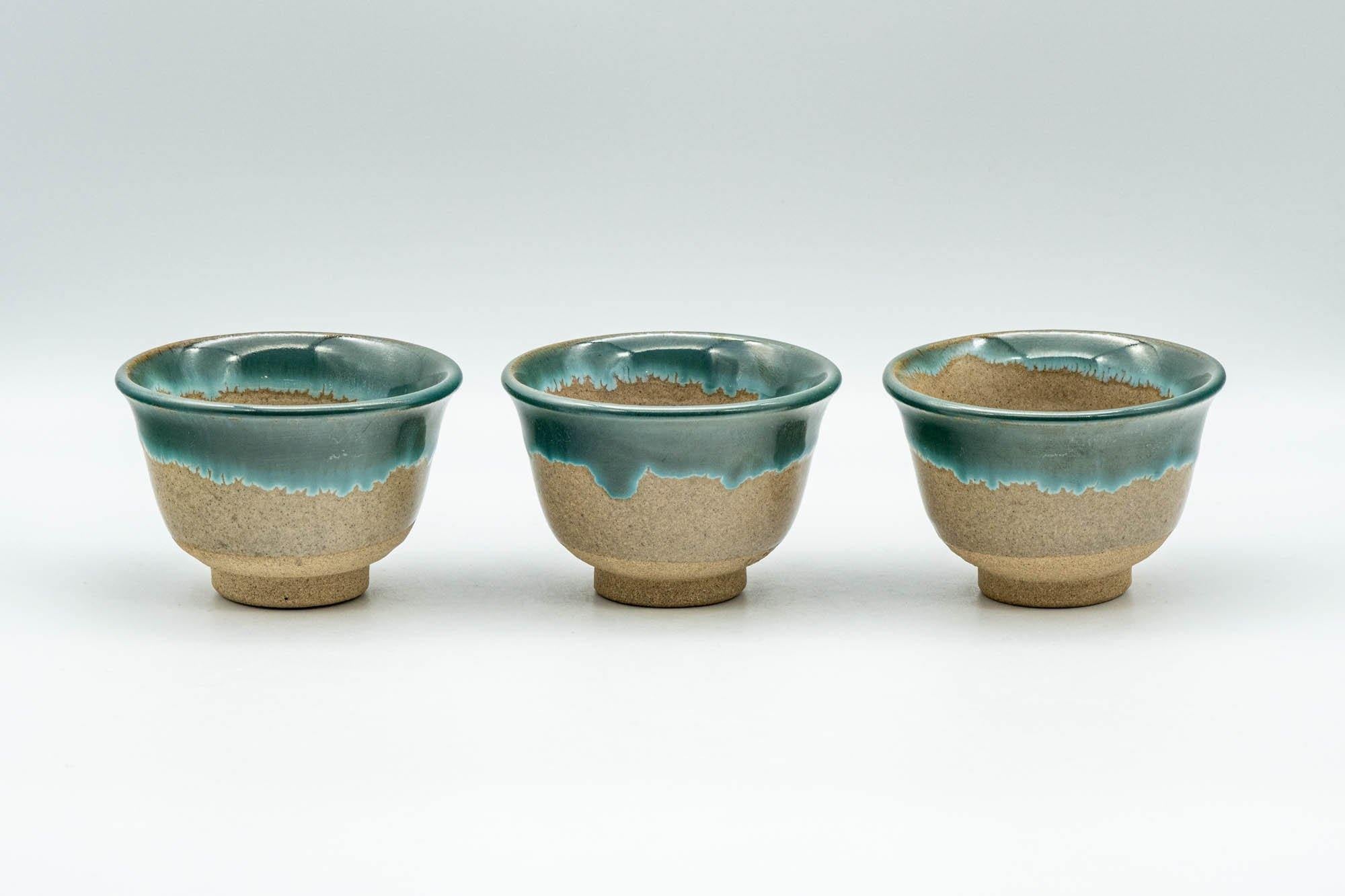 Japanese Teacups - Set of 3 Agano-yaki Yunomi - 70ml - Tezumi