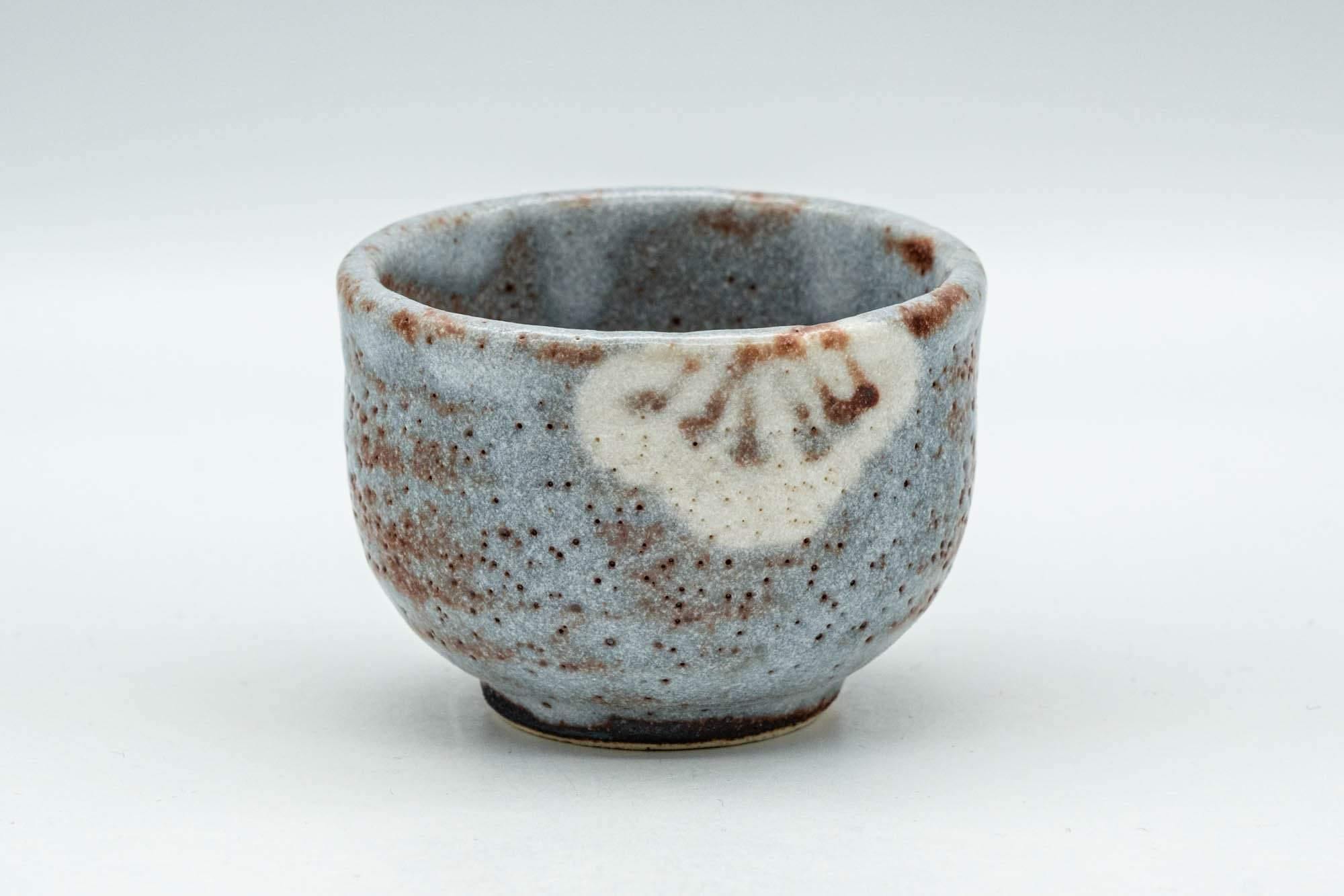 Japanese Teacup - Blossoms Blue Shino Glazed Guinomi - 60ml - Tezumi