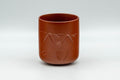 Japanese Teacup - Bamboo Engraved Kanji Tokoname-yaki Yunomi - 130ml - Tezumi