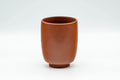 Tezumi — Japanese Teacup - Temple Engraved Tokoname-yaki Yunomi - 180ml — front view from another angle