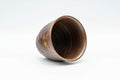 Tezumi — Japanese Teacup - Large Textured Bizen-yaki Yunomi - 230ml — three-quarter view
