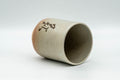 Tezumi — Japanese Teacup - Kanji Peach Hagi-yaki Yunomi - 200ml — three-quarter view
