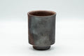 Tezumi — Japanese Teacup - 備前焼 Patterned Tsutsu-gata Bizen-yaki Yunomi - 170ml — front view from another angle