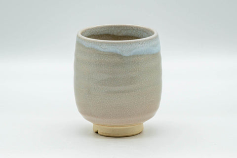 Japanese Teacup - Beige and White Glazed Hagi-yaki Yunomi - 180ml - Tezumi