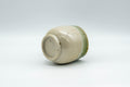 Tezumi — Japanese Teacup - Green-Blue Agano-yaki Yunomi - 100ml — top-down view of the interior