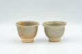 Japanese Teacups - Set of 3 Gohonte Hagi-yaki Guinomi - 50ml - Tezumi